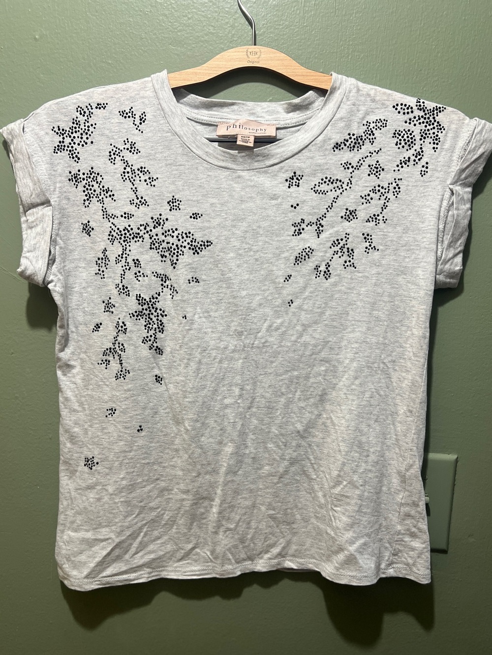 Philosophy Cotton Casual Top – Size XS ✨